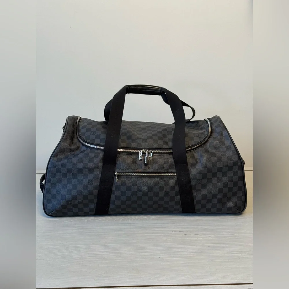 Louis Vuitton Neo Eole 55 Damier Graphite Rolling Duffle Bag
